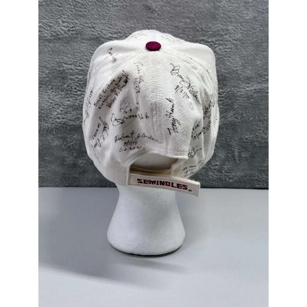 Florida State University Seminoles Nike Dri-Fit Adjustable Hat NCAA White FSU